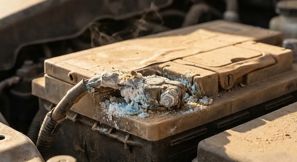 Arizona heat affecting car battery health and emergency jump start needs