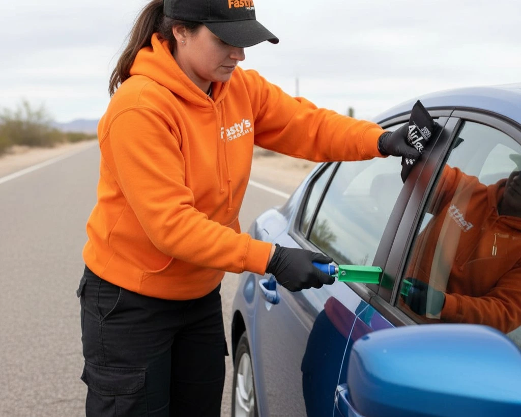 Professional car door unlock tools in Tucson